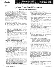 Carrier 58GA 58GC 1SO Gas Furnace Owners Manual page 1