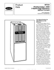 Carrier 58TUA 4PD Gas Furnace Owners Manual page 1