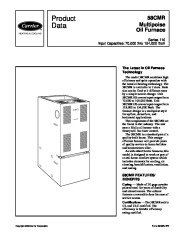 Carrier 58CMR 1PD Gas Furnace Owners Manual page 1