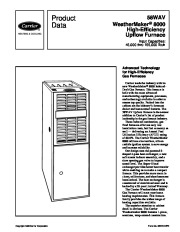 Carrier 58WAV 5PD Gas Furnace Owners Manual page 1