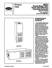 Carrier 58ZAV 5PD Gas Furnace Owners Manual page 1