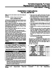 Carrier 58M 57SI Gas Furnace Owners Manual page 1