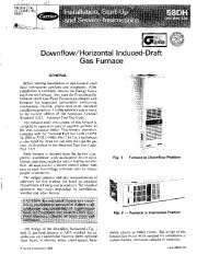Carrier 58DH 1SI Gas Furnace Owners Manual page 1