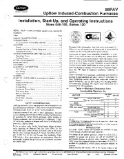 Carrier 58PA 6SI Gas Furnace Owners Manual page 1
