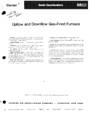 Carrier 58BA 58BB 58BD 58BE 1GS Gas Furnace Owners Manual page 1