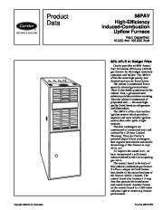 Carrier 58PAV 5PD Gas Furnace Owners Manual page 1