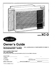 Carrier 73xcd 1si Heat Air Conditioner Manual page 1