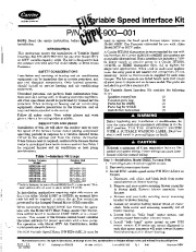 Carrier 58SSC 6SI Gas Furnace Owners Manual page 1