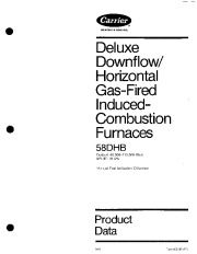 Carrier 58DHB 1PD Gas Furnace Owners Manual page 1