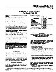 Carrier 58D 11SI Gas Furnace Owners Manual page 1