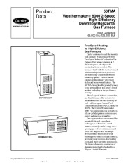 Carrier 58TMA 5PD Gas Furnace Owners Manual page 1