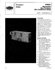Carrier 58EDC 3PD Gas Furnace Owners Manual page 1