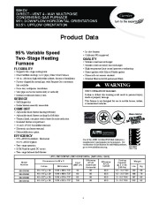 Carrier 58HDV 04PD Gas Furnace Owners Manual page 1