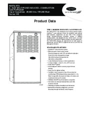 Carrier 58ST 7PD Gas Furnace Owners Manual page 1