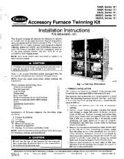 Carrier 58G 58S 2SI Gas Furnace Owners Manual page 1
