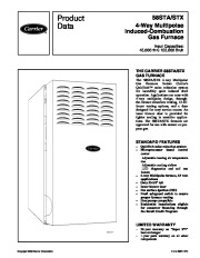 Carrier 58ST 1PD Gas Furnace Owners Manual page 1
