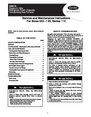 Carrier 58MCB 2SM Gas Furnace Owners Manual page 1