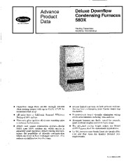 Carrier 58DX 1APD Gas Furnace Owners Manual page 1
