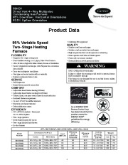 Carrier 58HDV 02PD Gas Furnace Owners Manual page 1