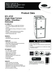 Carrier 58HDX 04PD Gas Furnace Owners Manual page 1