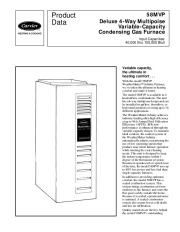 Carrier 58MVP 2PD Gas Furnace Owners Manual page 1