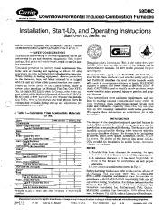 Carrier 58HDC 3SI Gas Furnace Owners Manual page 1