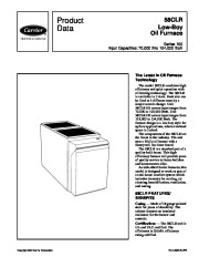 Carrier 58CLR 2PD Gas Furnace Owners Manual page 1