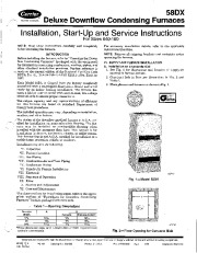 Carrier 58DX 8SI Gas Furnace Owners Manual page 1