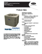 Carrier 25hcs3c 2pd Heat Air Conditioner Manual page 1