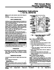 Carrier 58M 29SI Gas Furnace Owners Manual page 1