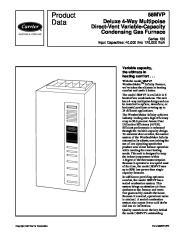 Carrier 58MVP 5PD Gas Furnace Owners Manual page 1