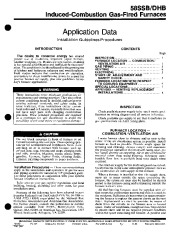 Carrier 58D 58S 3XA Gas Furnace Owners Manual page 1
