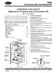 Carrier 58SX 7SI Gas Furnace Owners Manual page 1