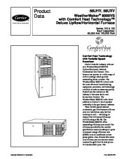 Carrier 58UHV 4PD Gas Furnace Owners Manual page 1