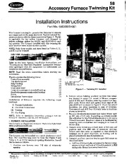 Carrier 58SX 10SI Gas Furnace Owners Manual page 1