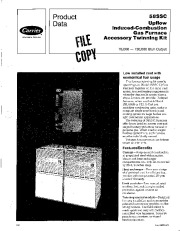 Carrier 58SSC 2PD Gas Furnace Owners Manual page 1