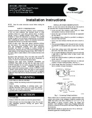 Carrier 25hcb C 4si Heat Air Conditioner Manual page 1