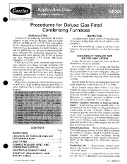Carrier 58SX 2XA Gas Furnace Owners Manual page 1