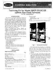 Carrier 58SS 4SI Gas Furnace Owners Manual page 1