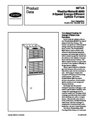 Carrier 58TUA 8PD Gas Furnace Owners Manual page 1