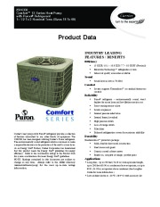 Carrier 25hcb3 3pd Heat Air Conditioner Manual page 1