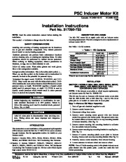 Carrier 58M 67SI Gas Furnace Owners Manual page 1