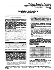 Carrier 58M 24SI Gas Furnace Owners Manual page 1
