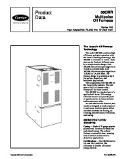 Carrier 58CMR 2PD Gas Furnace Owners Manual page 1