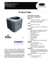 Carrier 25hca4 1pd Heat Air Conditioner Manual page 1