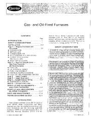 Carrier 58MH 1SI Gas Furnace Owners Manual page 1