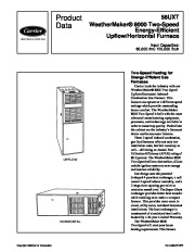 Carrier 58UXT 5PD Gas Furnace Owners Manual page 1