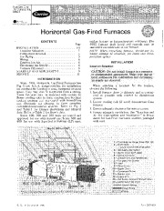 Carrier 58SG 6SI Gas Furnace Owners Manual page 1