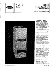 Carrier 58DXC 1PD Gas Furnace Owners Manual page 1