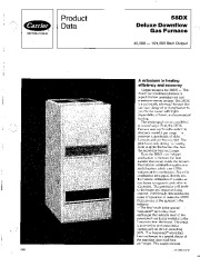 Carrier 58DX 2PD Gas Furnace Owners Manual page 1